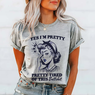 Tired Of This BS Graphic Tee - Limeberry Designs