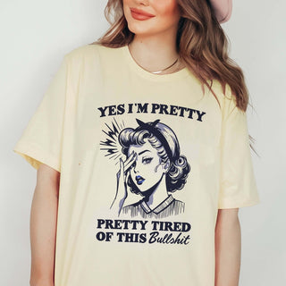 Tired Of This BS Graphic Tee - Limeberry Designs