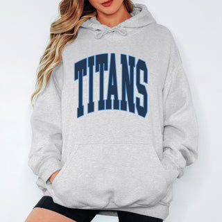 Titans Collegiate Letter Graphic Sweatshirt + Hoodie