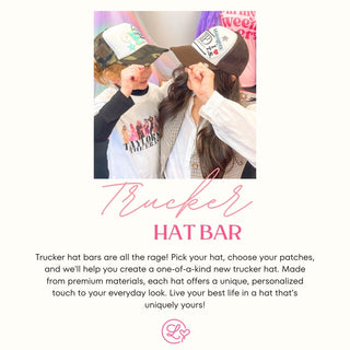 Trucker Hat Bar Appointment - Limeberry Designs