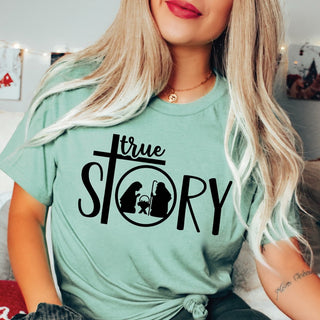 True Story Christmas Bella Graphic Tee - Limeberry Designs