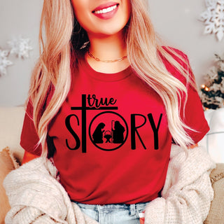 True Story Christmas Bella Graphic Tee - Limeberry Designs