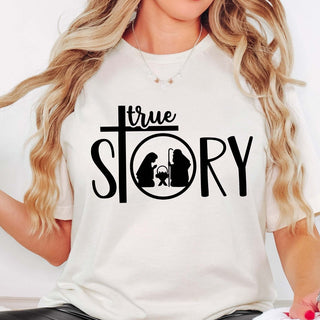 True Story Christmas Bella Graphic Tee - Limeberry Designs