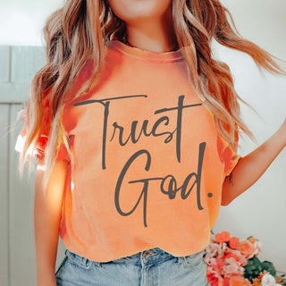 Trust God Wholesale Comfort Color Graphic Tee - Fast TAT - Limeberry Designs