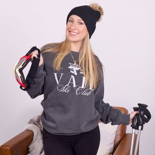 Vail Ski Club Comfort Colors Wholesale Crew Sweatshirt - Quick TAT - Limeberry Designs