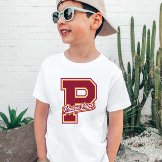 Varsity P Prairie Point Tee - Prairie Point Elementary - Limeberry Designs