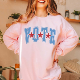 Vote 3 Stars Wholesale Graphic Sweatshirt - Free Shipping - Limeberry Designs