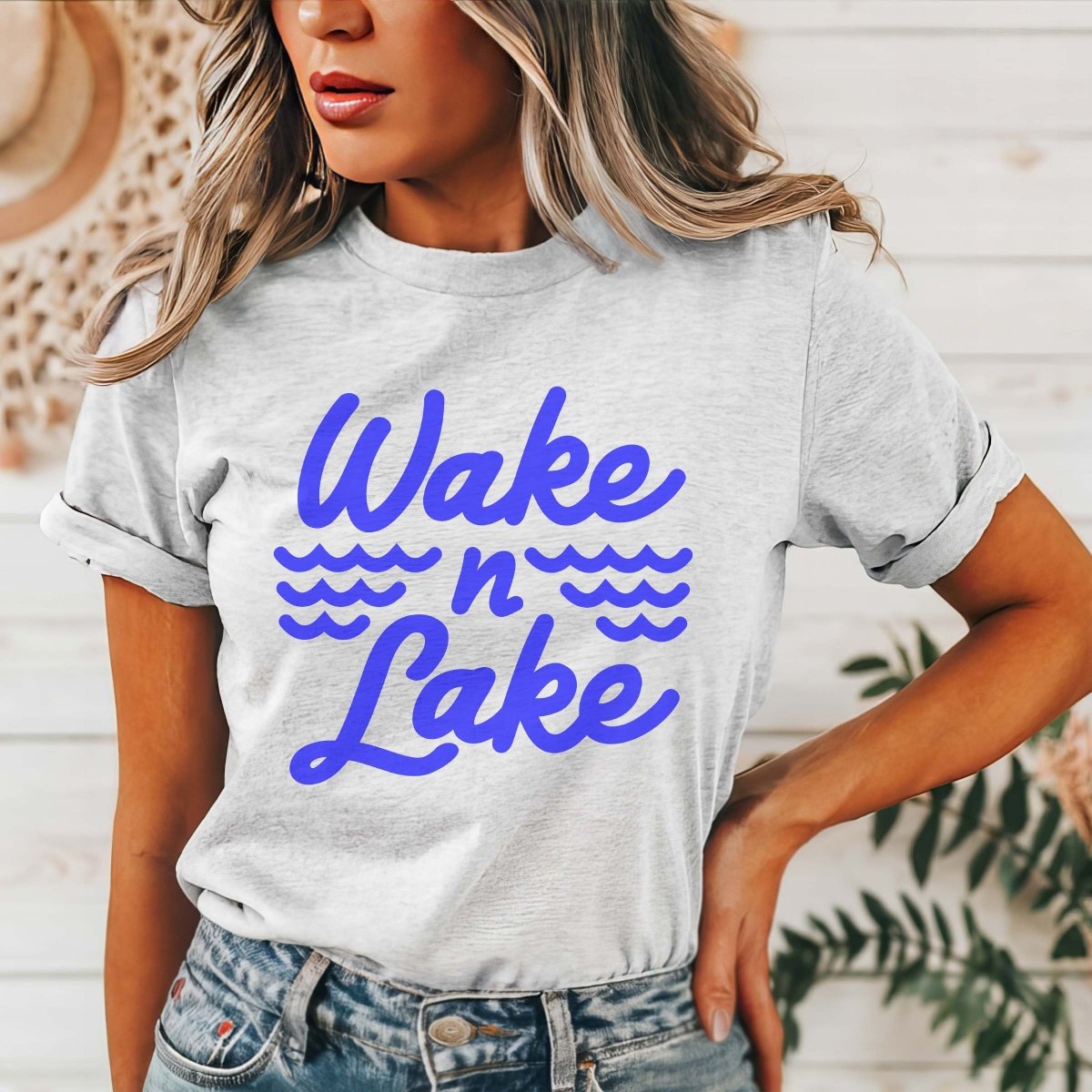 Wake n Lake Tee - Limeberry Designs