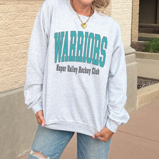 Warriors Varsity Sweatshirt - Naper Valley Hockey - Limeberry Designs