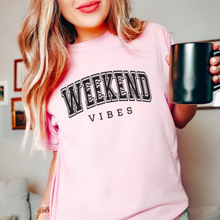 Weekend Vibes Comfort Colors Tee - Limeberry Designs
