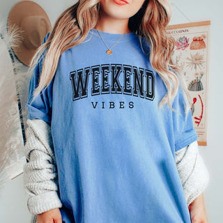 Weekend Vibes Comfort Colors Tee - Limeberry Designs