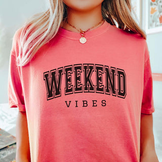 Weekend Vibes Comfort Colors Tee - Limeberry Designs