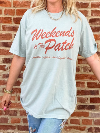 Weekends at the Patch Comfort Color Tee - Limeberry Designs
