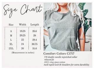 What's The Best That Could Happen Graphic Comfort Color Tee Front & Back Design - Limeberry Designs