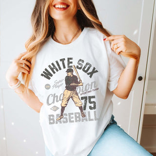 White Sox Vintage Baseball Team Wholesale Tee - Quick Shipping - Limeberry Designs