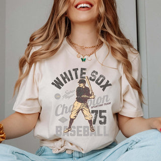 White Sox Vintage Baseball Team Wholesale Tee - Quick Shipping - Limeberry Designs