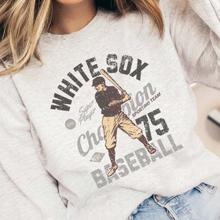 White Sox Vintage Baseball Wholesale Graphic Sweatshirt - Quick Shipping - Limeberry Designs