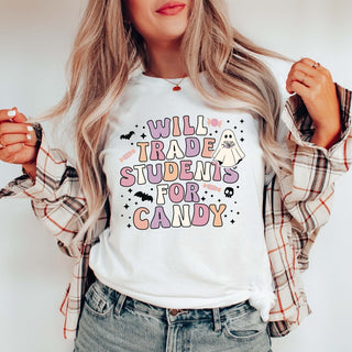 Will Trade Students for Candy tee - Limeberry Designs