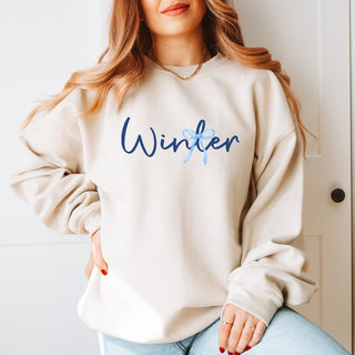 Winter Bow Graphic Sweatshirt - Limeberry Designs