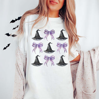 Witch Hats & Bows Bella Graphic Tee - Limeberry Designs