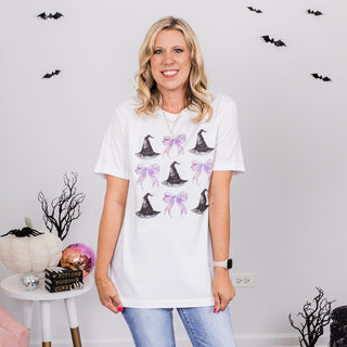 Witch Hats & Bows Bella Graphic Tee - Limeberry Designs