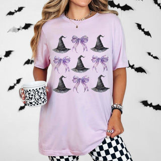 Witch Hats & Bows Wholesale Bella Graphic Tee - Fast Shipping - Limeberry Designs