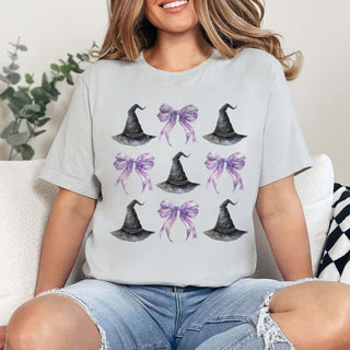 Witch Hats & Bows Wholesale Bella Graphic Tee - Fast Shipping - Limeberry Designs