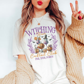 Witching Hour Cocktail Club Bella Graphic Tee - Limeberry Designs