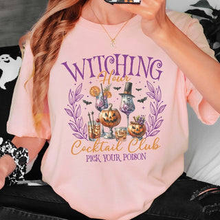 Witching Hour Cocktail Club Bella Graphic Tee - Limeberry Designs