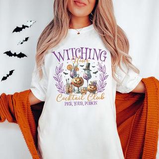 Witching Hour Cocktail Club Wholesale Bella Graphic Tee - Fast Shipping - Limeberry Designs