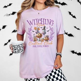 Witching Hour Cocktail Club Wholesale Bella Graphic Tee - Fast Shipping - Limeberry Designs