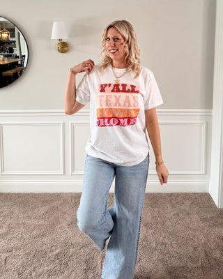 Y'All Texas Howdy Graphic Comfort Color Tee - Limeberry Designs