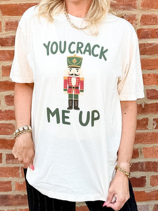 You Crack Me Up Nutcracker Comfort Color Tee - Limeberry Designs