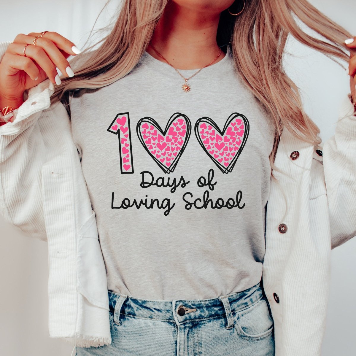 100 Days of Loving School Tee - Limeberry Designs