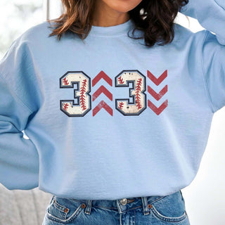 3 Up 3 Down Sweatshirt - Limeberry Designs