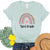 3rd Grade Rainbow Tee - Limeberry Designs