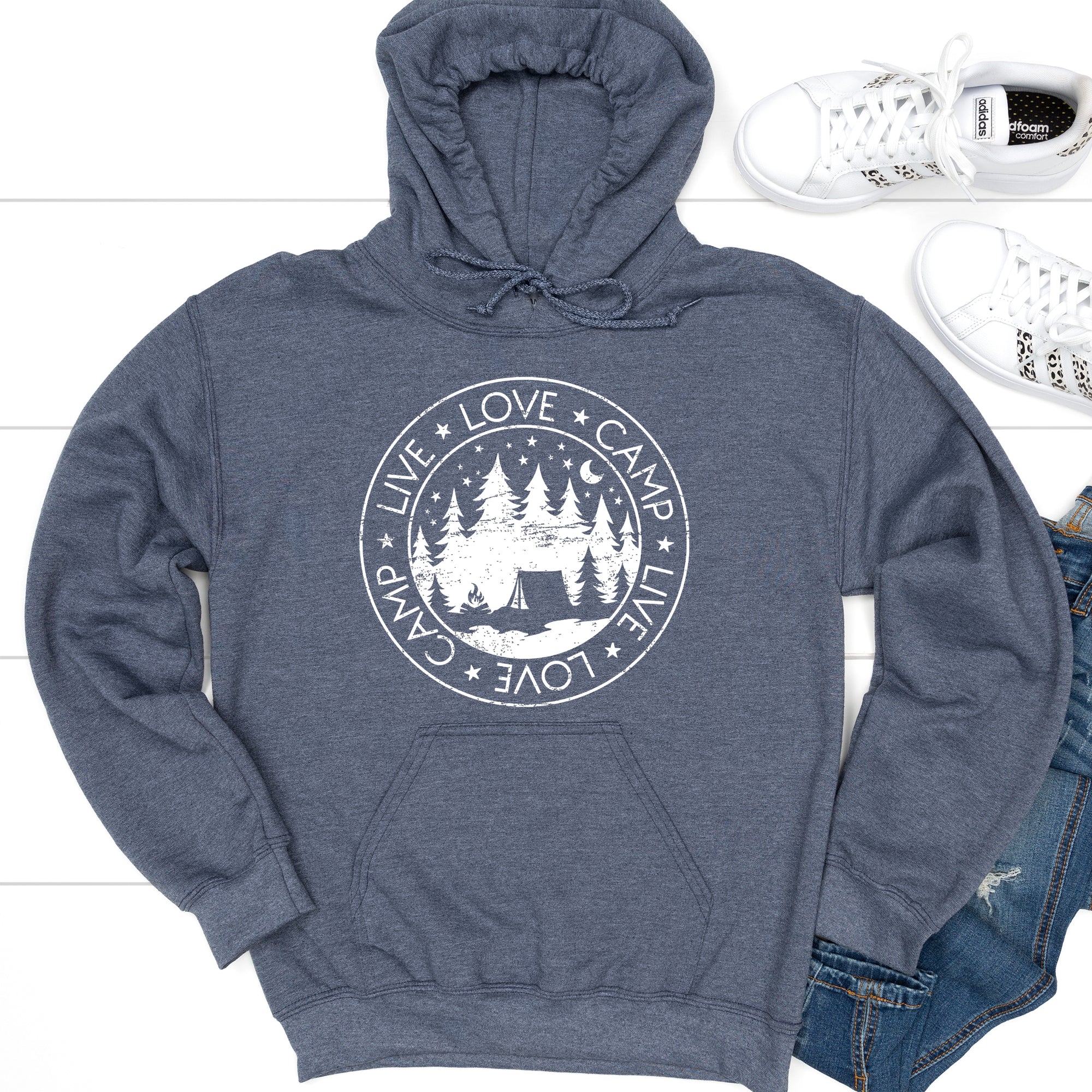 Live Love Camp Tent Sweatshirt - Limeberry Designs