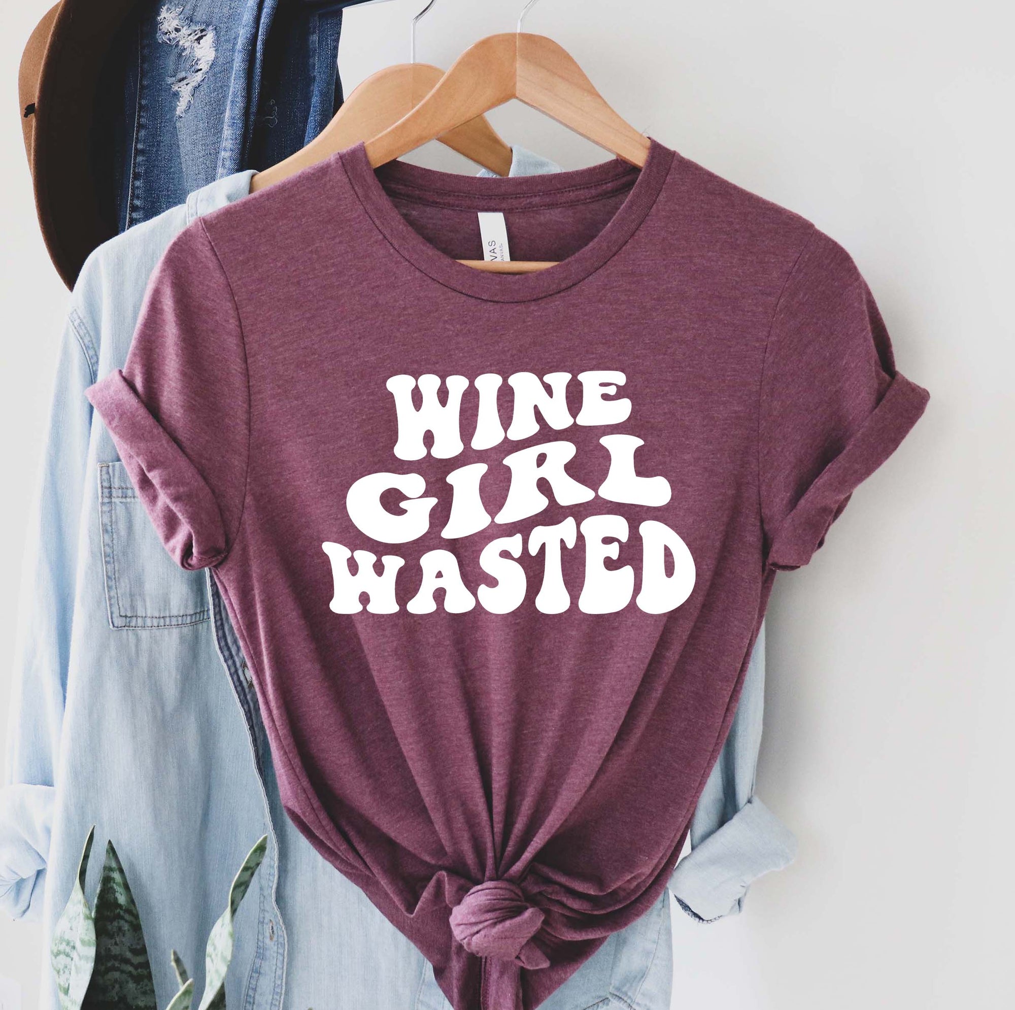 Wine Girl Wasted Tee - Limeberry Designs