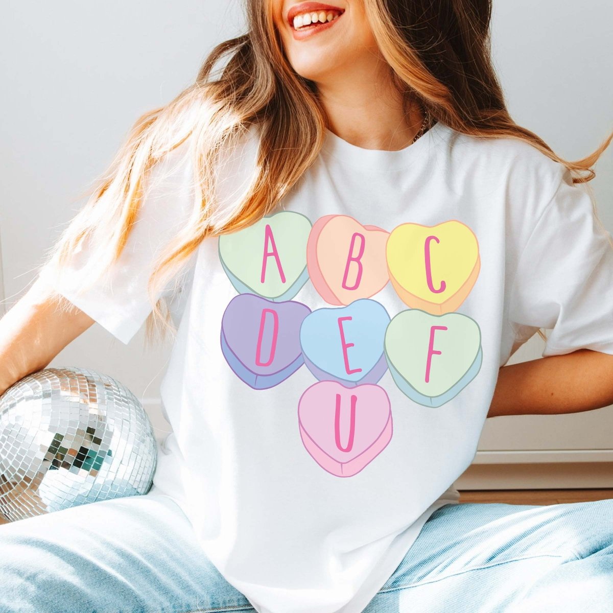ABCDEFU Hearts Tee - Limeberry Designs