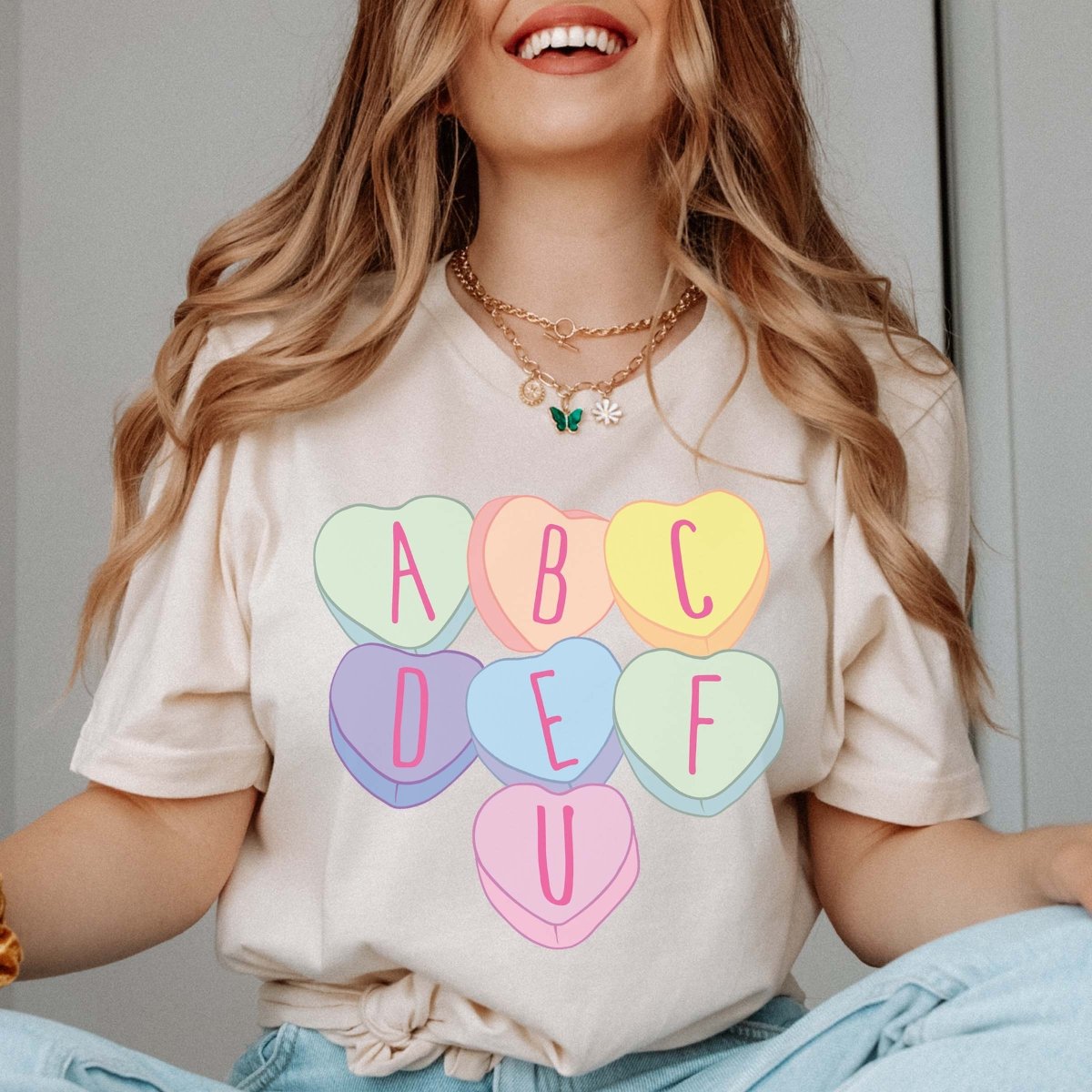 ABCDEFU Hearts Wholesale Tee - Limeberry Designs