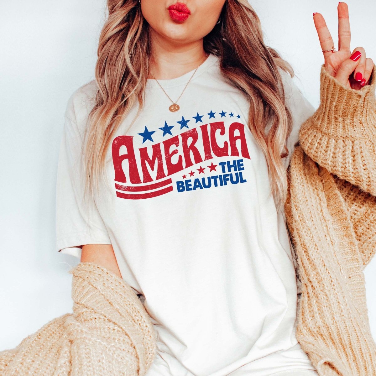 America The Beautiful Tee - Limeberry Designs