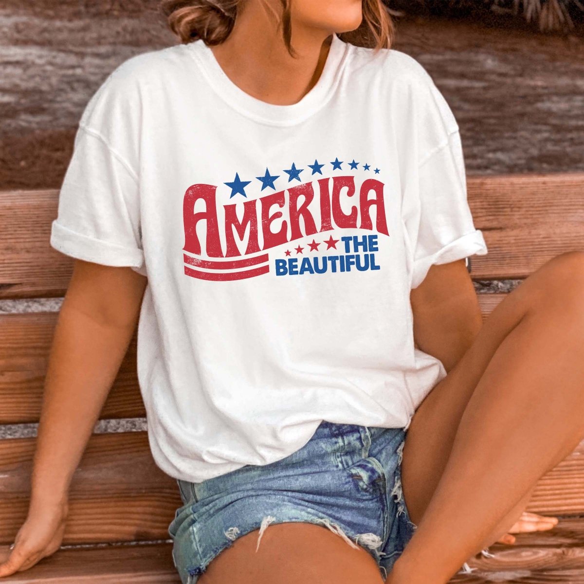 America The Beautiful Wholesale Tee - Limeberry Designs