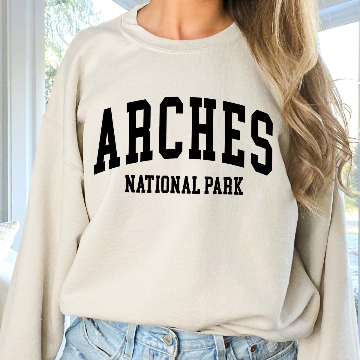 Arches National Park Crew Sweatshirt - Limeberry Designs