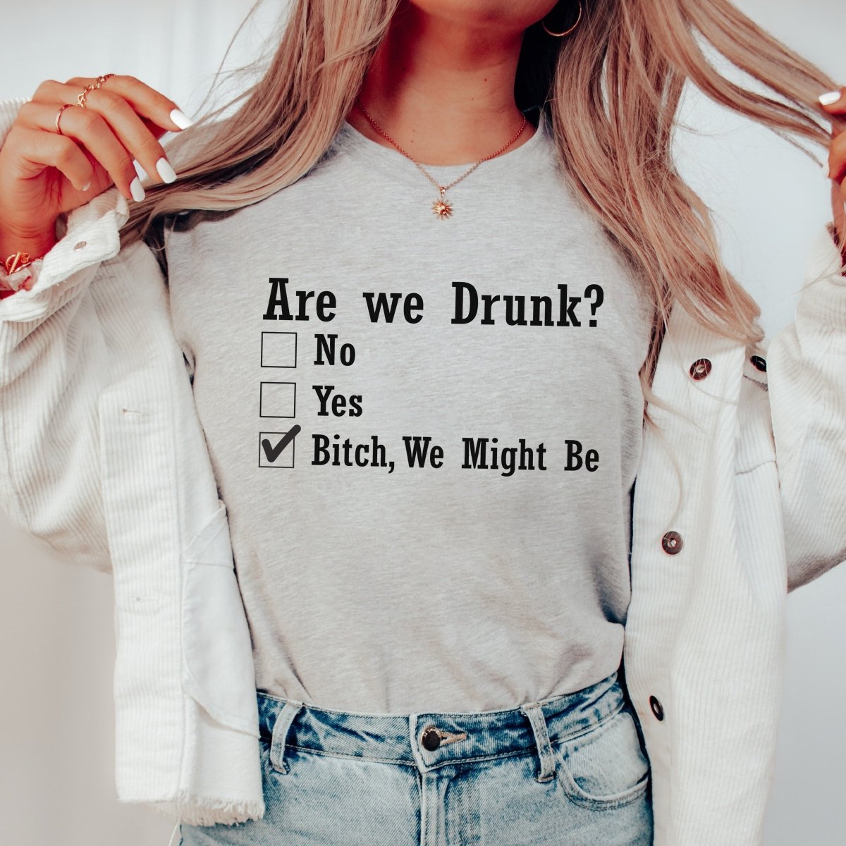 Are we Drunk tee - Limeberry Designs
