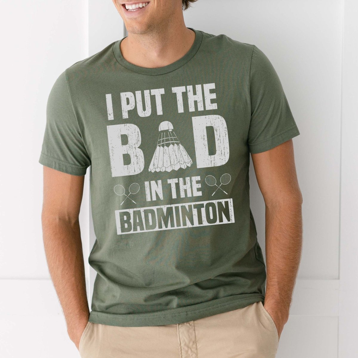 Bad in Badminton Tee - Limeberry Designs