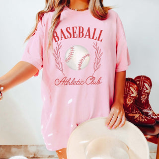 Baseball Athletic Club Comfort Color Tee - Limeberry Designs