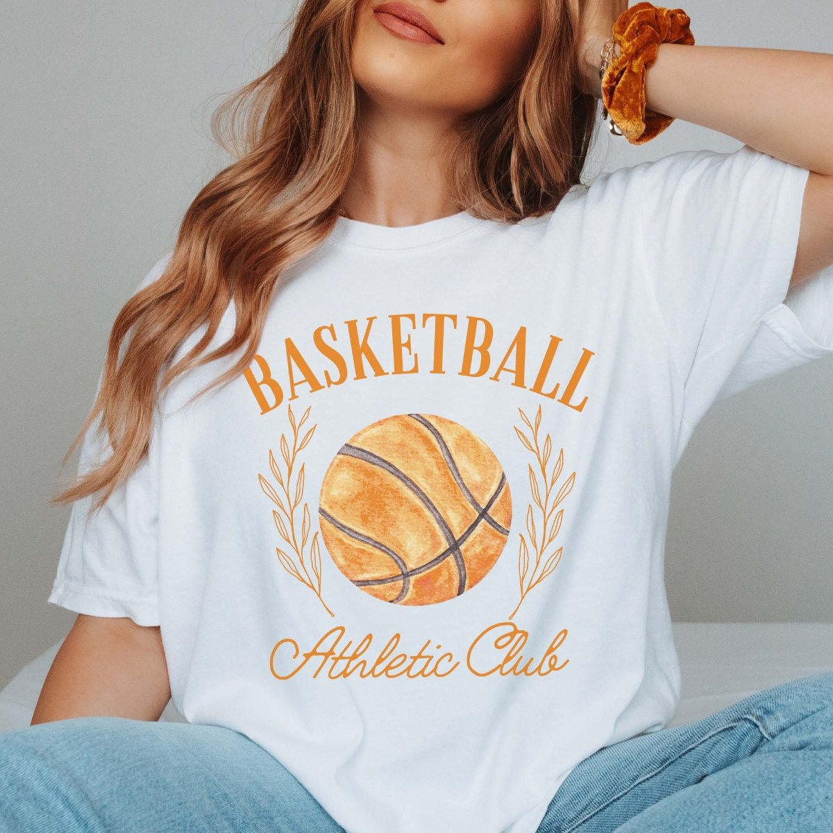 Basketball Athletic Club Comfort Color Tee - Limeberry Designs