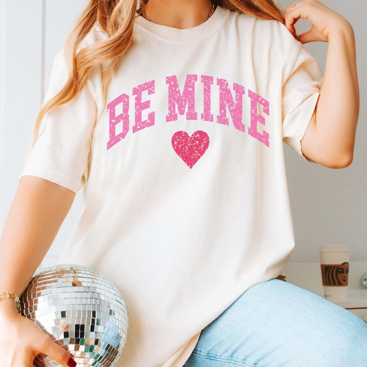 Be Mine Comfort Color Tee - Limeberry Designs