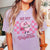 Be My Valentine Retro Heart Comfort Color Tee - Limeberry Designs