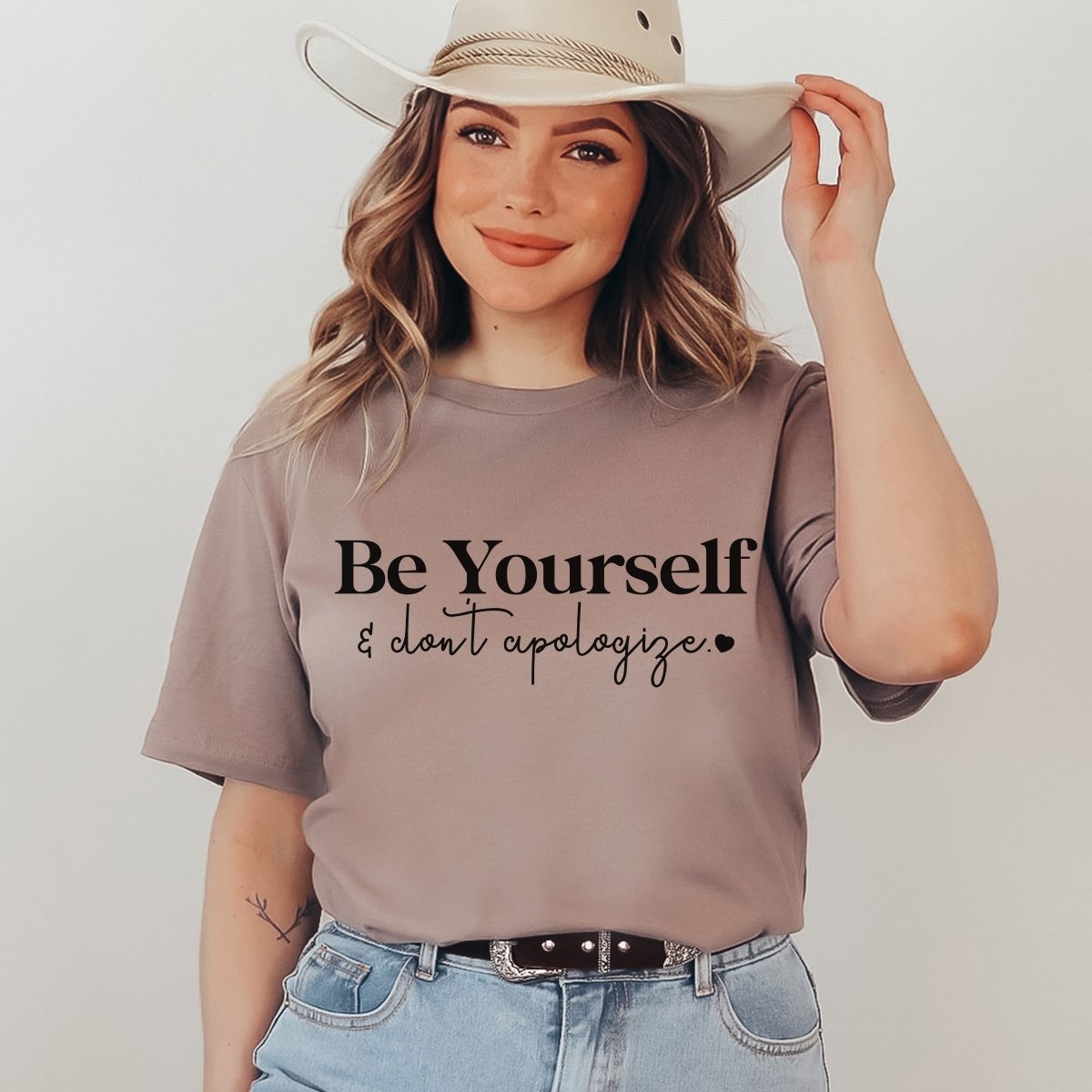 Be yourself Don&#39;t apologize Tee - Limeberry Designs